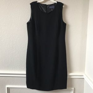 Laura Scott Sleeveless Lined Black Dress Size 14